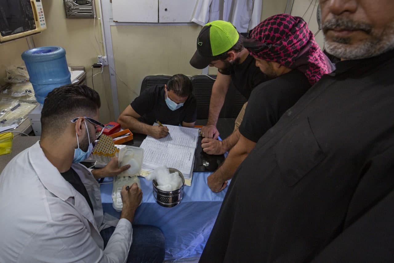 (29) اصابة فقط.. بعد اجراء (11500) مسحة (PCR) واختبار كورونا السريع خلال زيارة الأربعين