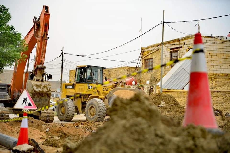 وزارة الاعمار: انجاز 60% من مشروع مجاري الديوانية الكبير