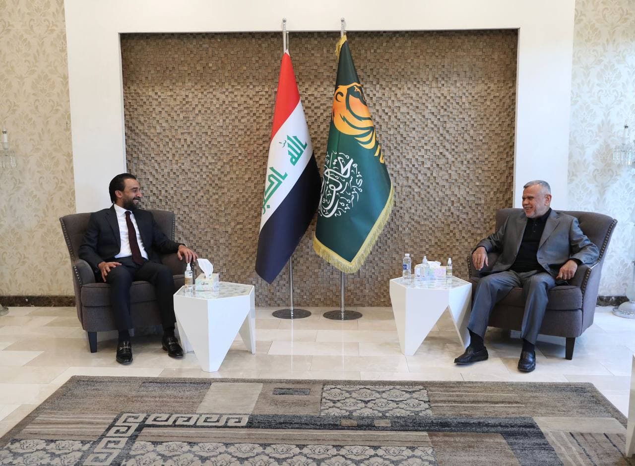 العامري والحلبوسي يبحثان آلية الخروج من الازمة السياسية الحالية