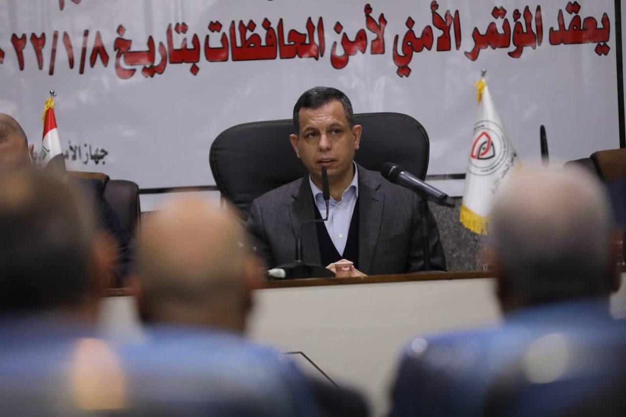 رئيس جهاز الامن الوطني يبحث مكافحة ظاهرة المخدرات والقضاء على الجريمة المنظمة في النجف