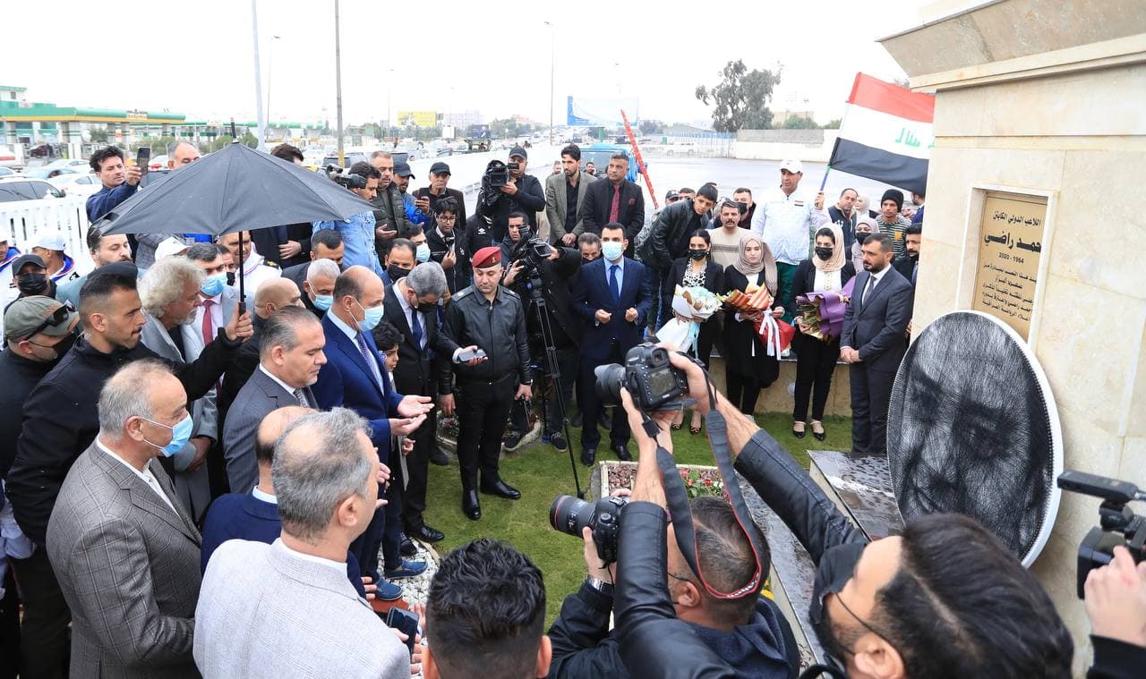 بالصور.. افتتاح النصب التذكاري للنجم الراحل أحمد راضي