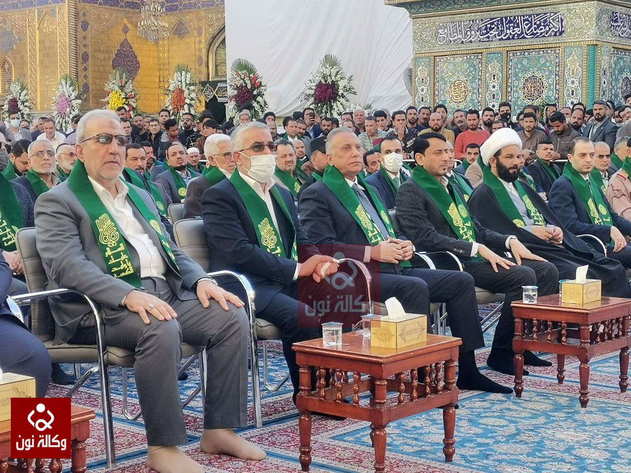 بحضور الكاظمي.. العتبة العلوية تفتتح المنارة الثانية لمرقد الإمام علي بن أبي طالب ع (صور)