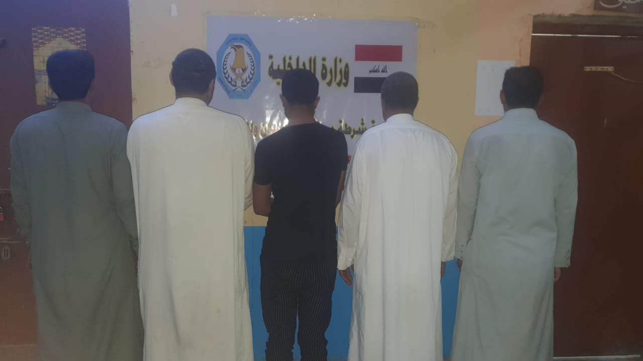 القبض على 5 متهمين بإثارة خلاف عشائري راح ضحيته شخصين في ميسان