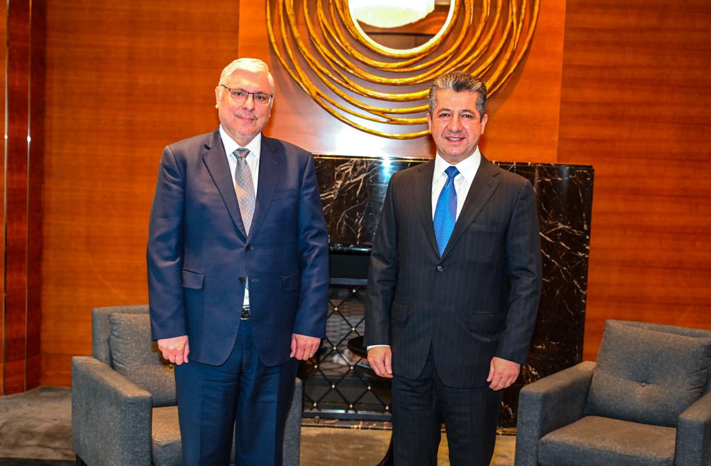 بارزاني يبحث مع جعفر الصدر جهود تشكيل الحكومة الجديدة