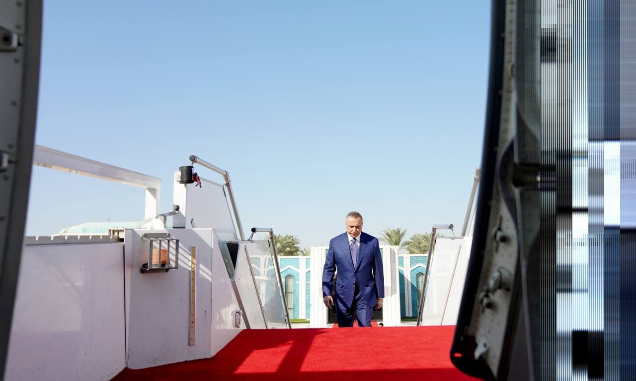 الكاظمي يصل الى السعودية