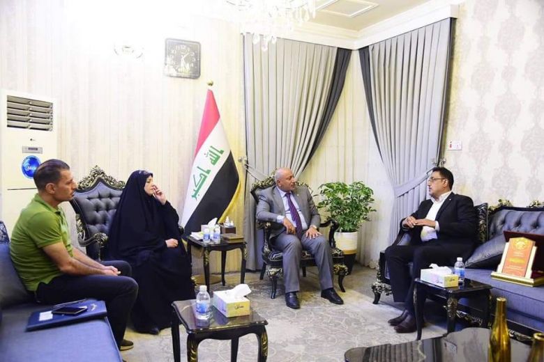 محافظ كربلاء يؤكد دعم "العميد" مالياً وفنياً ورعاية المواهب الرياضية لحصد الألقاب