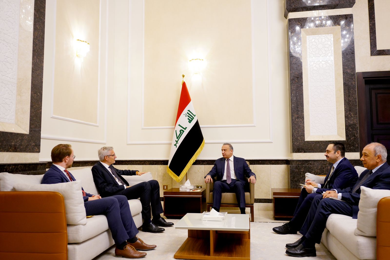 العراق وألمانيا يبحثان إعادة إعمار المناطق المحررة