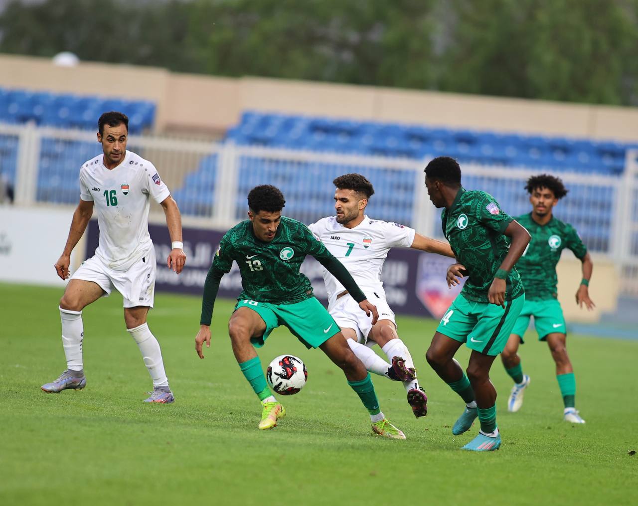 العراق يودع بطولة العرب بخسارة قاسية أمام السعودية