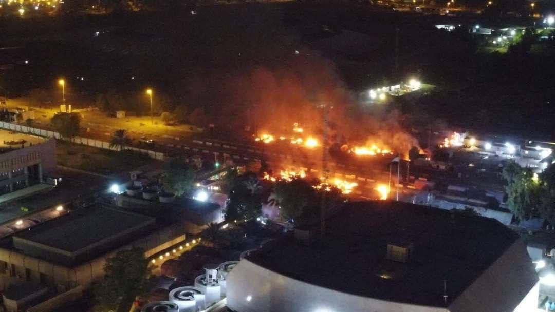 سقوط قذائف "هاون" قرب السفارة الأمريكية وسط اشتباكات في المنطقة الخضراء