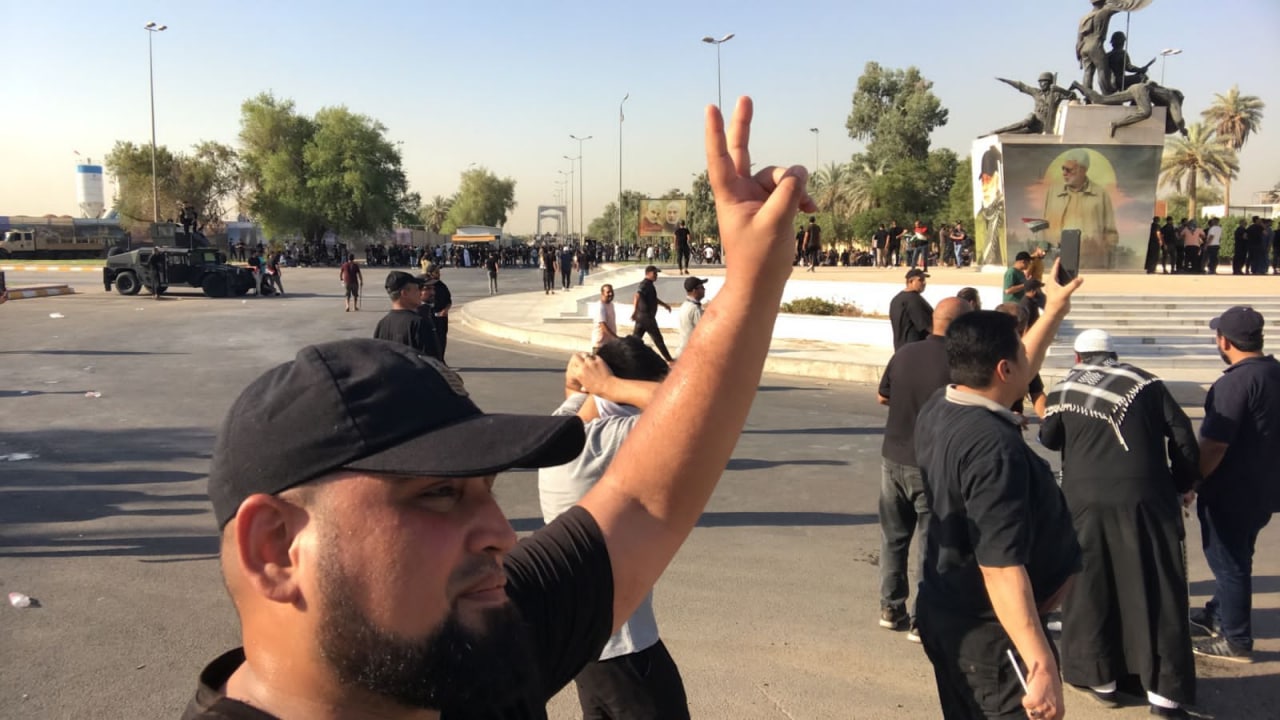 السلطات الامنية تنفي إنزال قناصين على أسطح مباني المنطقة الخضراء