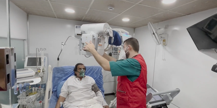 كربلاء.. انقاذ زائر سعودي من الموت (فيديو)