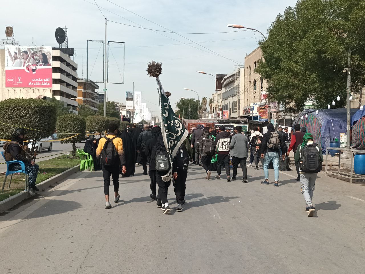 انطلاق مسيرة الحشود المليونية القاصدة احياء ذكرى استشهاد الإمام موسى بن جعفر الكاظم (ع)