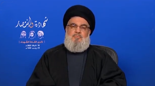 "إن غدا لناظره قريب".. نصر الله يحذر الأمريكيين: ستخسرون كل شيء