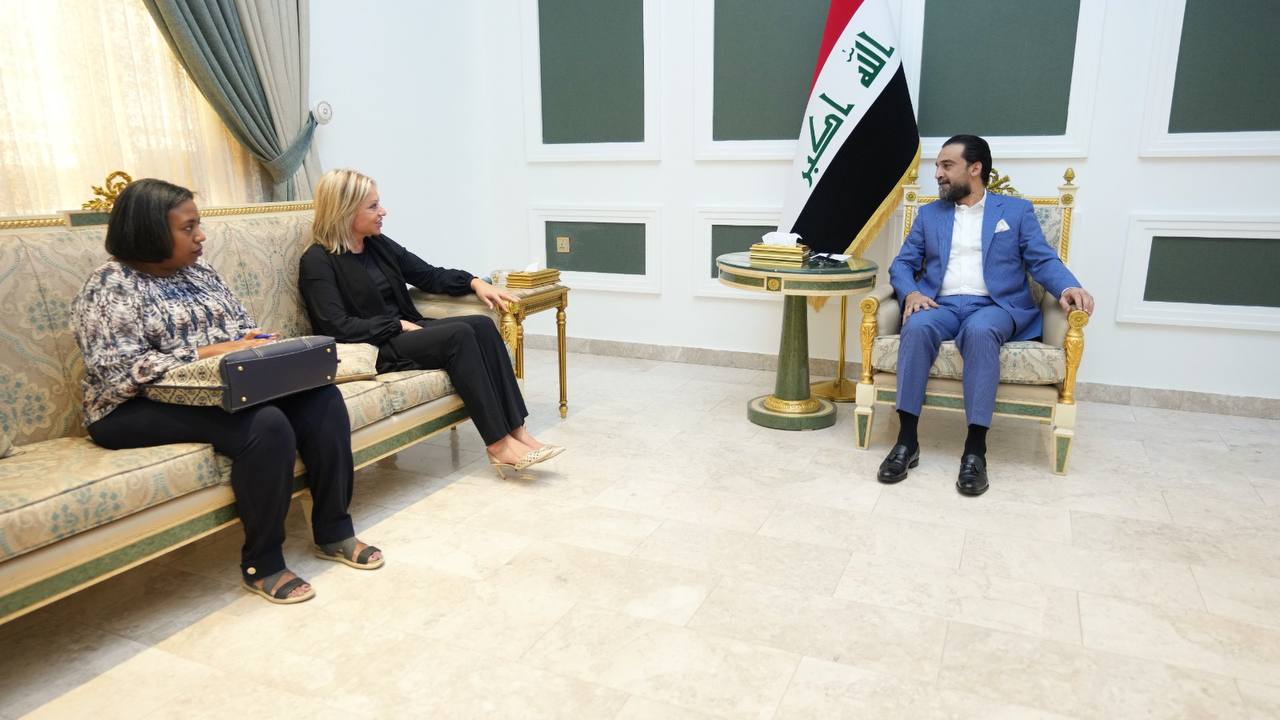 الحلبوسي وبلاسخارت يناقشان الانتخابات