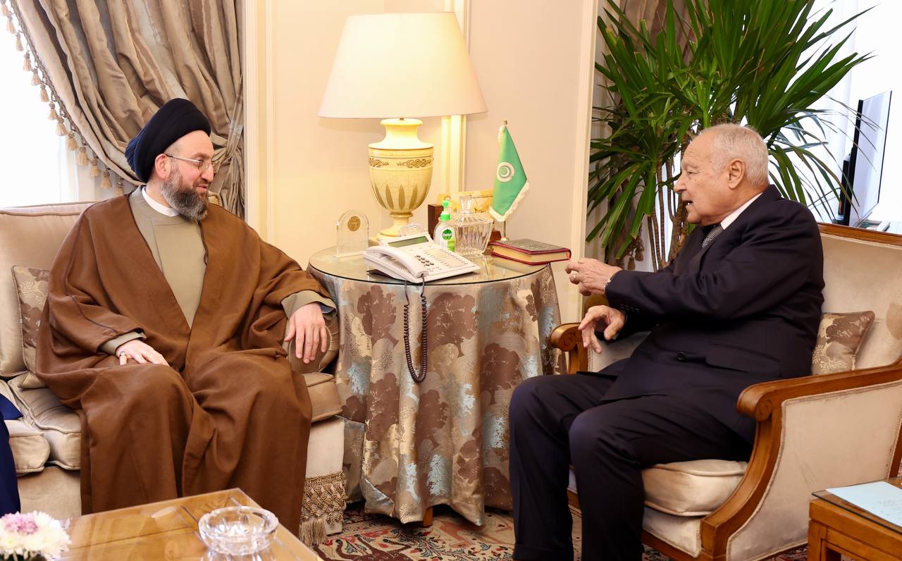 خلال لقائه أبو الغيط.. الحكيم يشيد بجهود حكومة السوداني بالتعامل مع الملفات الإقليمية