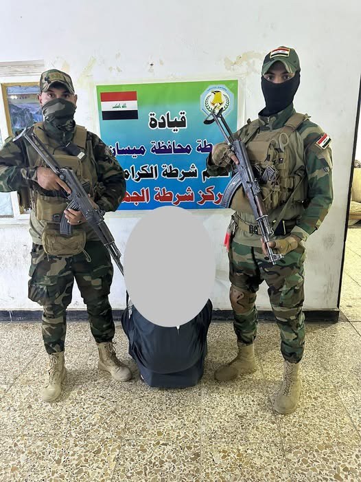 شرطة ميسان تطيح بمتهم هدد أحد المواطنين بالقتل ضمن قضاء العمارة