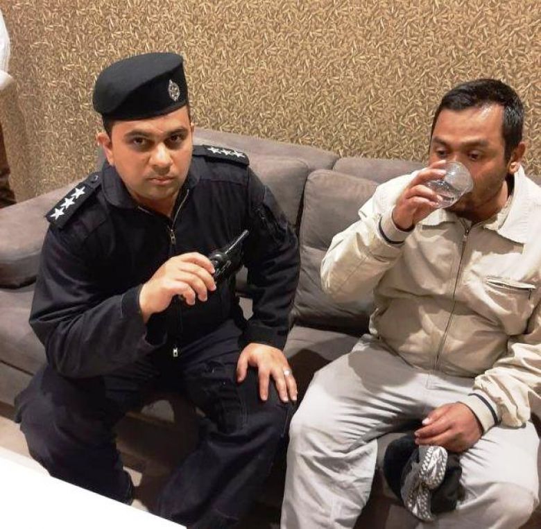 انتقاذ  حياة (عامل بنغالي) حاول الانتحار في كربلاء