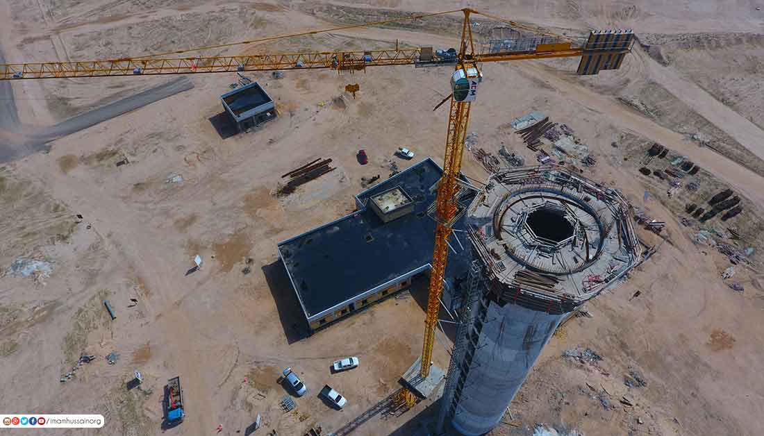 بالصور: لقطات حصرية لمراحل العمل التي يشهدها مطار كربلاء الدولي