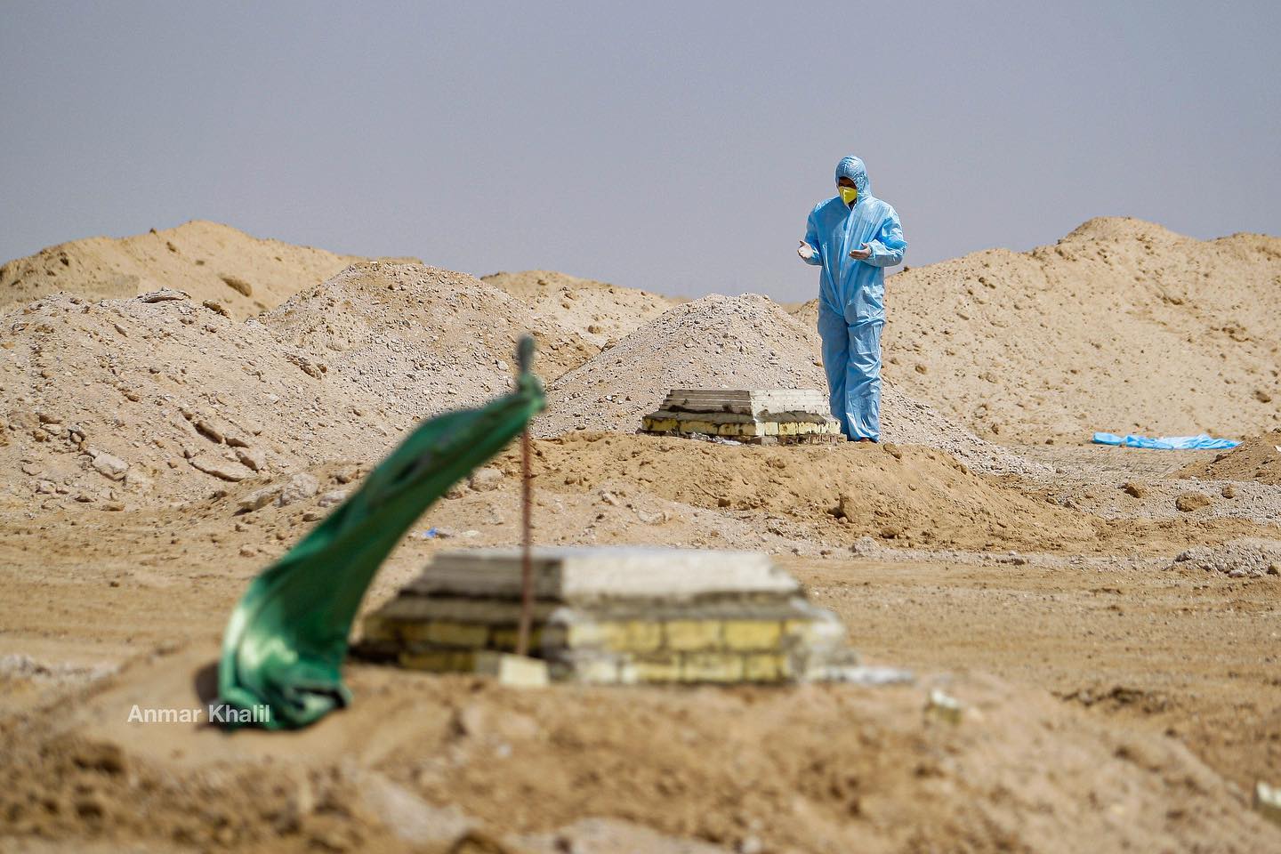 العراق يدفن جثامين 71 متوفيا بكورونا خلال 24 ساعة