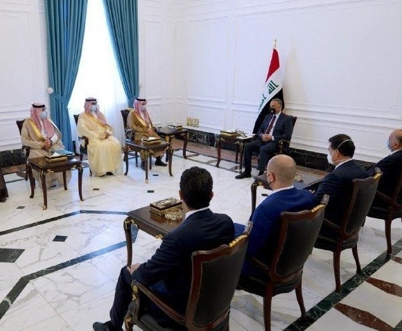 الكاظمي يستقبل وزير الخارجية السعودي ببغداد