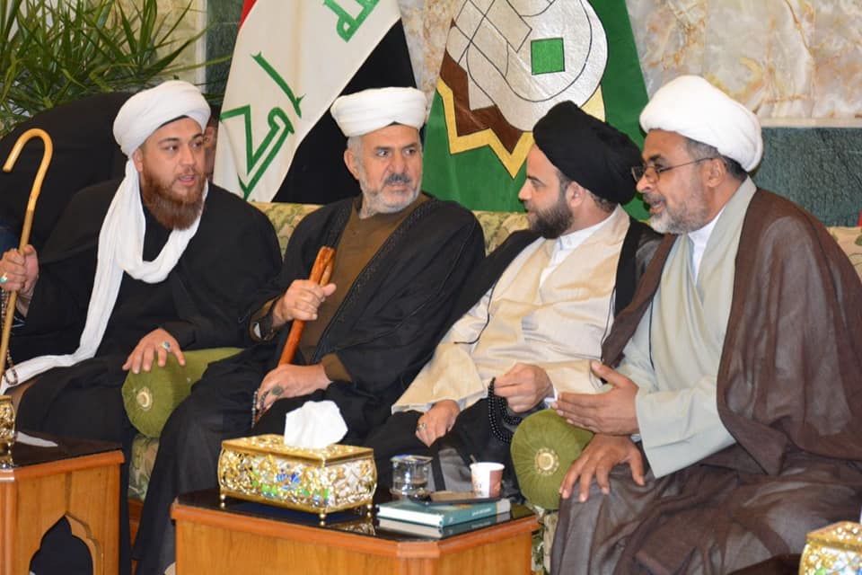 وفد من اهالي خانقين يزور كربلاء ويلتقي بمبلغين بالعتبة الحسينية المقدسة
