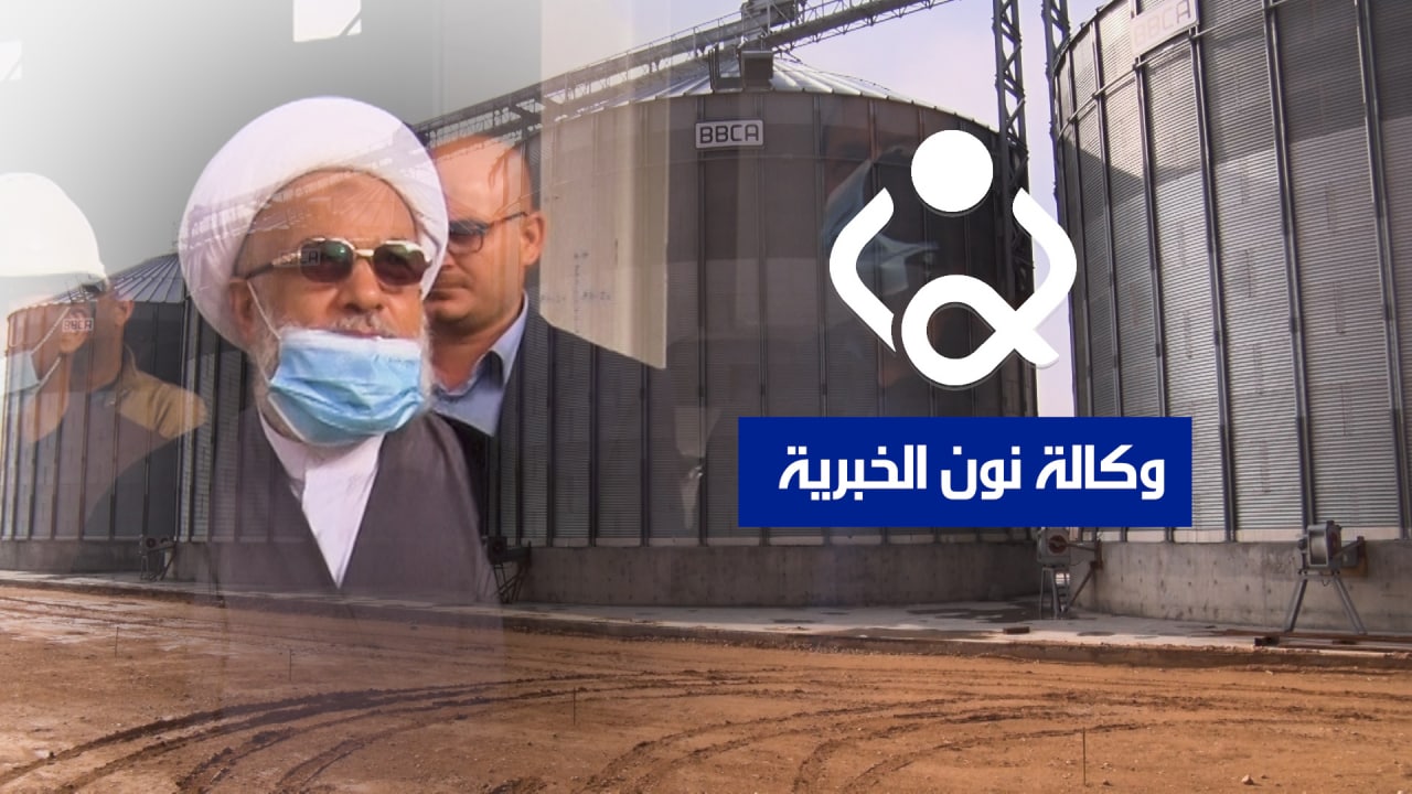 ممثل المرجع السيستاني يزور مصنع انتاج الاعلاف الحيوانية الذي انجزته العتبة الحسينية المقدسة