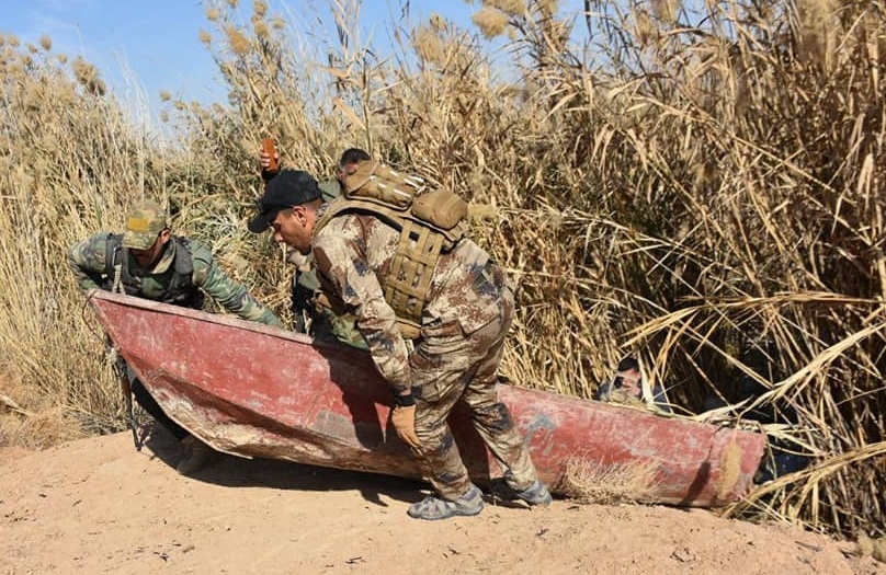 الحشد ينجح في قطع الممرات المائية لداعش في ديالى وصلاح الدين