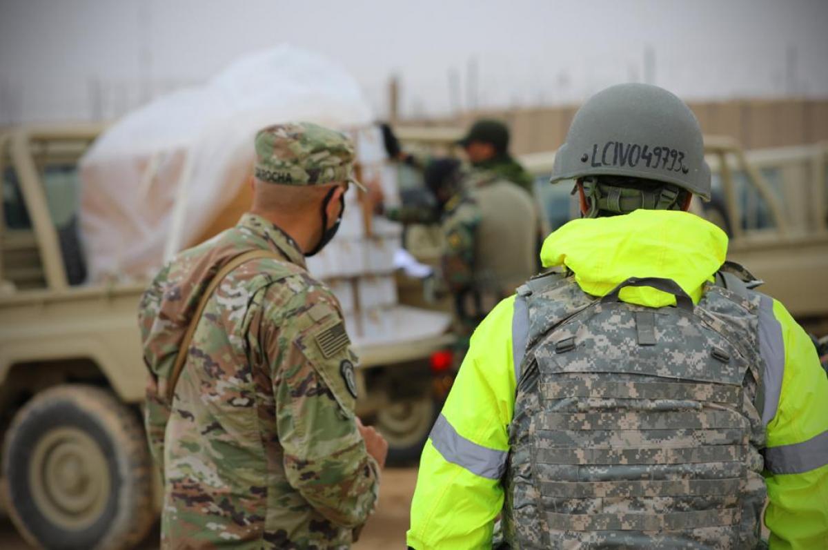 العمليات المشتركة تؤكد استلامها معدات عسكرية من التحالف الدولي