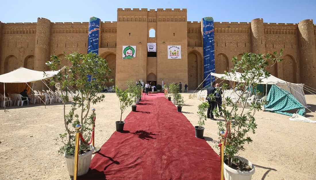 بالصور: 16 دولة شاركت في فعاليات مهرجان دولي داخل معلم اثري غربي كربلاء