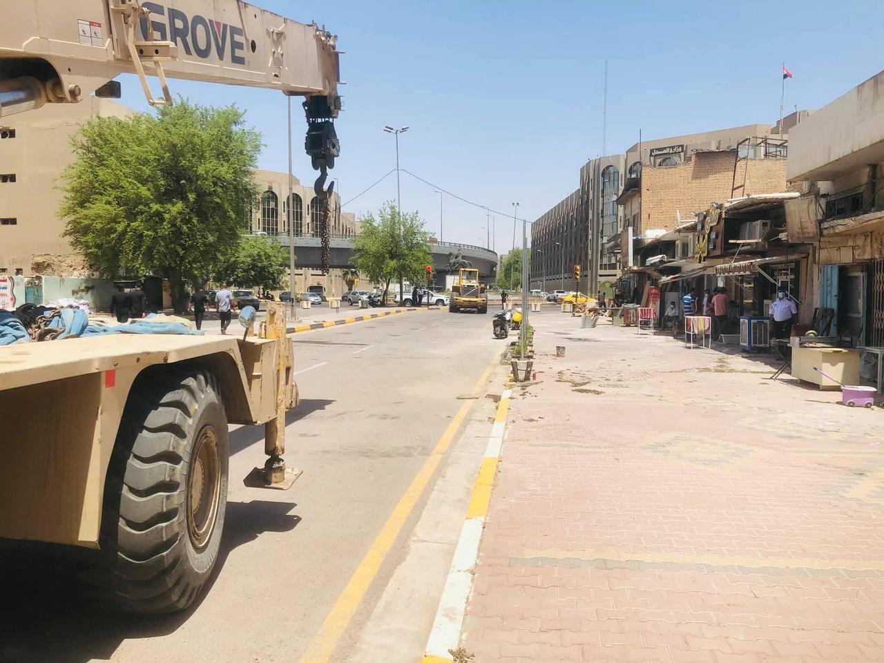 صور .. فتح شارع الإذاعة والتلفزيون في العاصمة بغداد