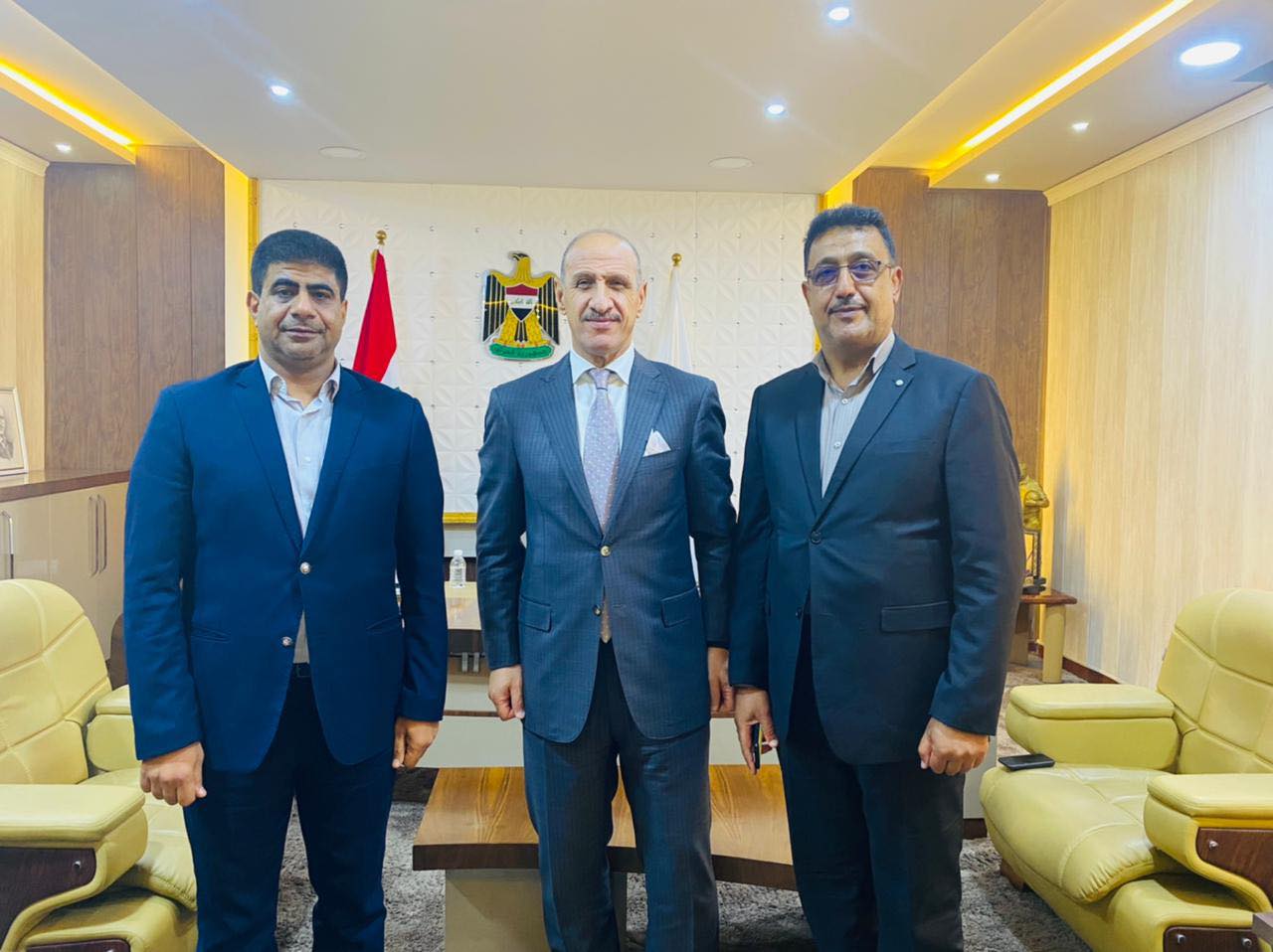 عدنان درجال يلتقي بادارة نادي كربلاء