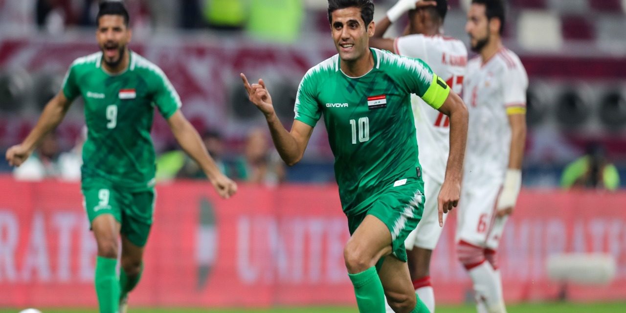 العراق يتعادل مع الامارات بهدفين وينجو من خسارة ضمن تصفيات كاس العالم