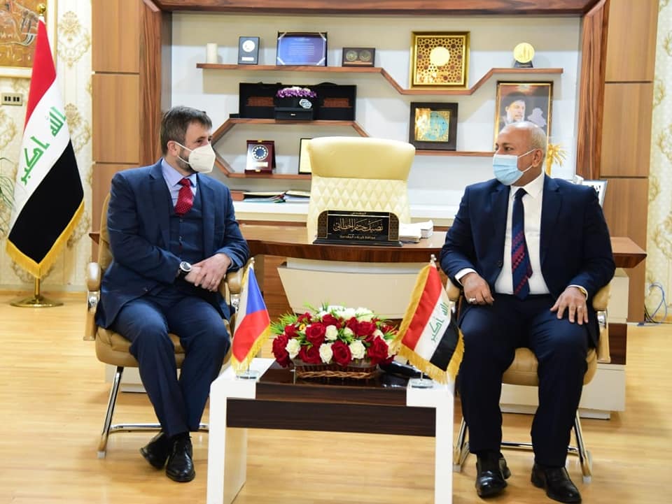 سفير جمهورية التشيك يزور كربلاء : المدينة المقدسة موقع متميز للاستثمار الامين