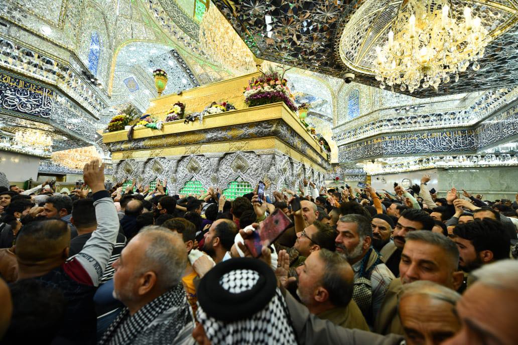 شاهد لقطات حصرية من كربلاء في ليلة النصف من شعبان