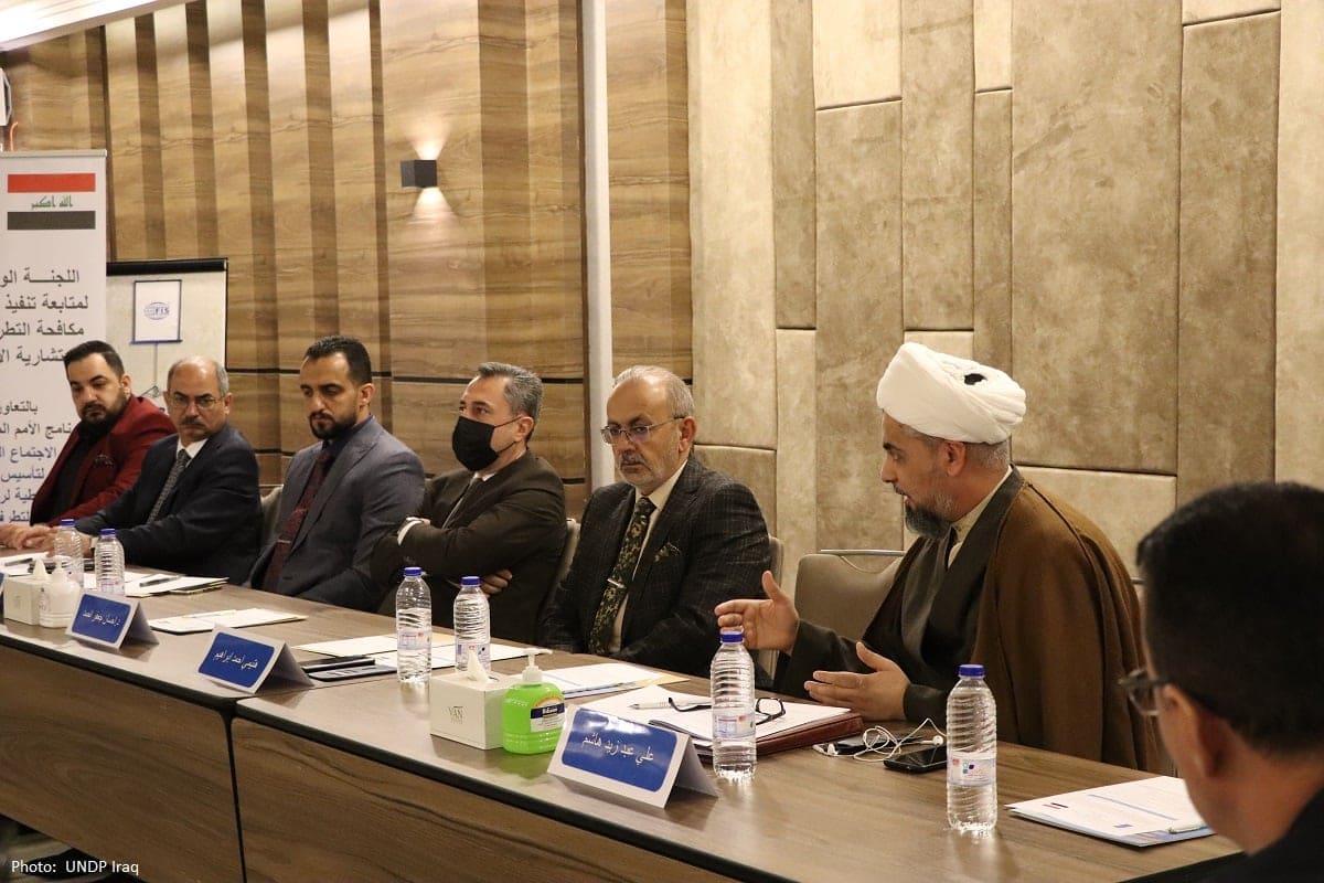 إطلاق الحوار لتأسيس رابطة القادة الدينيين من أجل منع التطرف العنيف في العراق