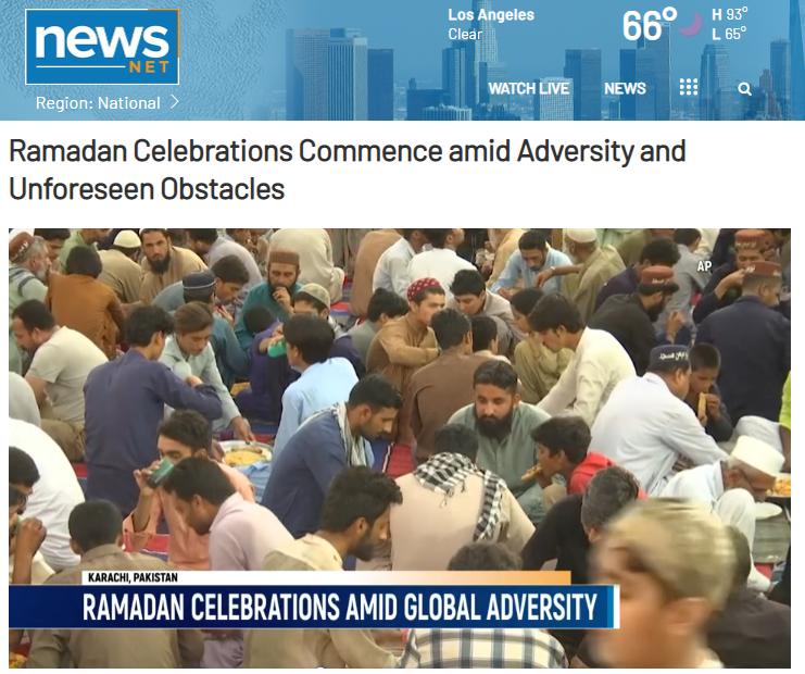 شبكة تلفزيونية عالمية تسلّط الضوء على مراسيم شهر رمضان المبارك في مدينة كربلاء