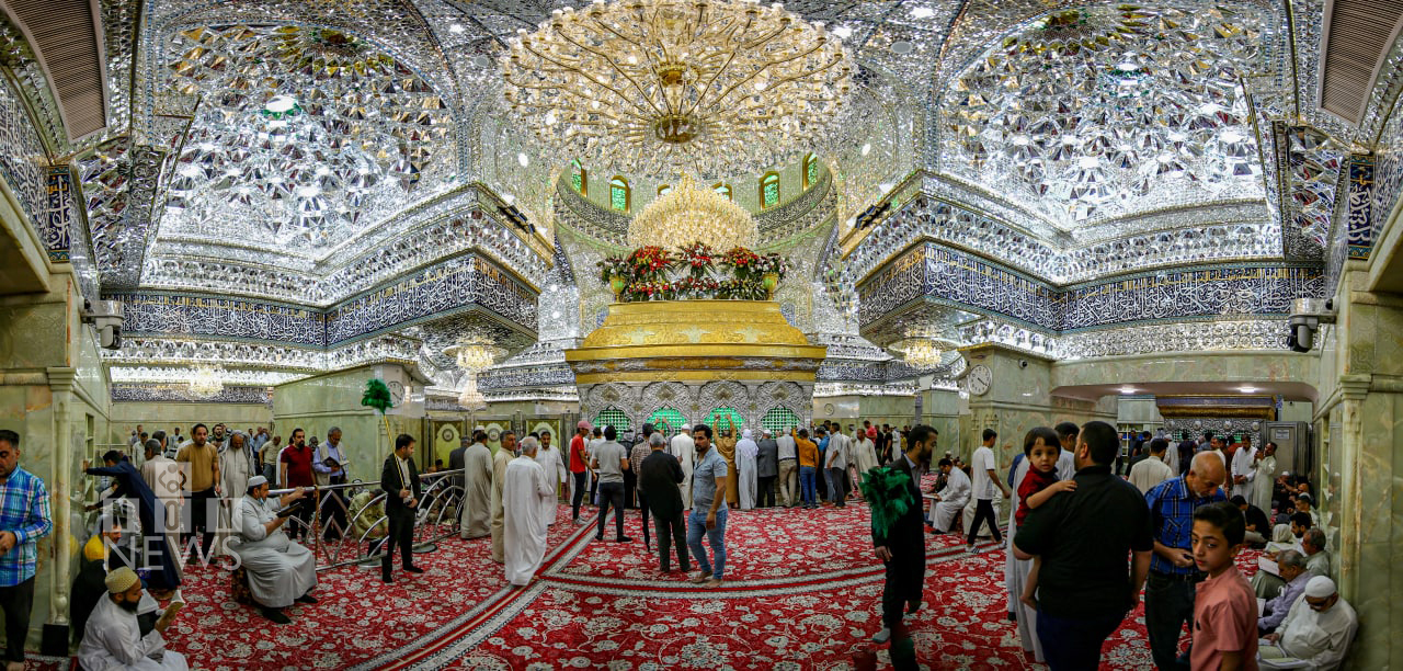 تقرير مصور من داخل مرقد الامام الحسين عليه السلام في ذكرى ولادة الامام الحسن عليه السلام