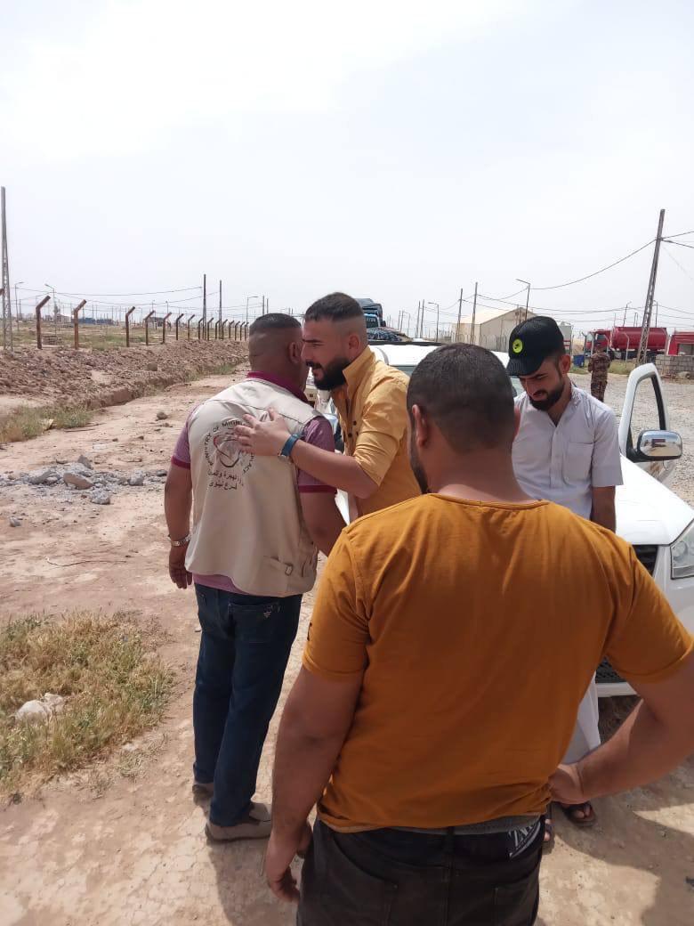 إعادة ١١٠ نازحين من مخيمات محافظة نينوى الى مناطق سكناهم