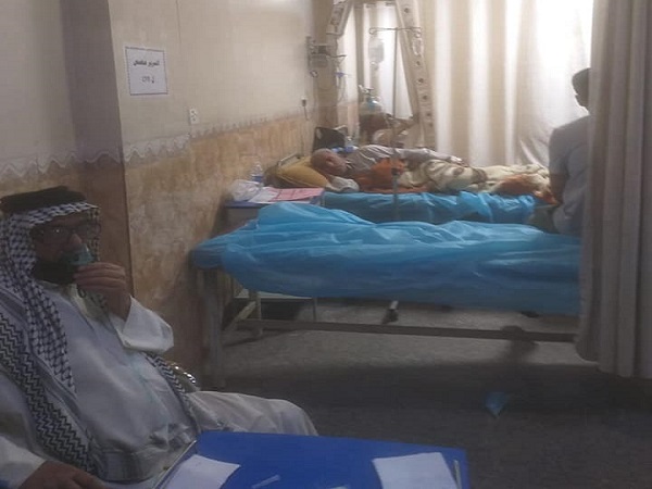 محافظتان عراقيتان تسجلان 296 حالة اختناق جراء العاصفة الترابية