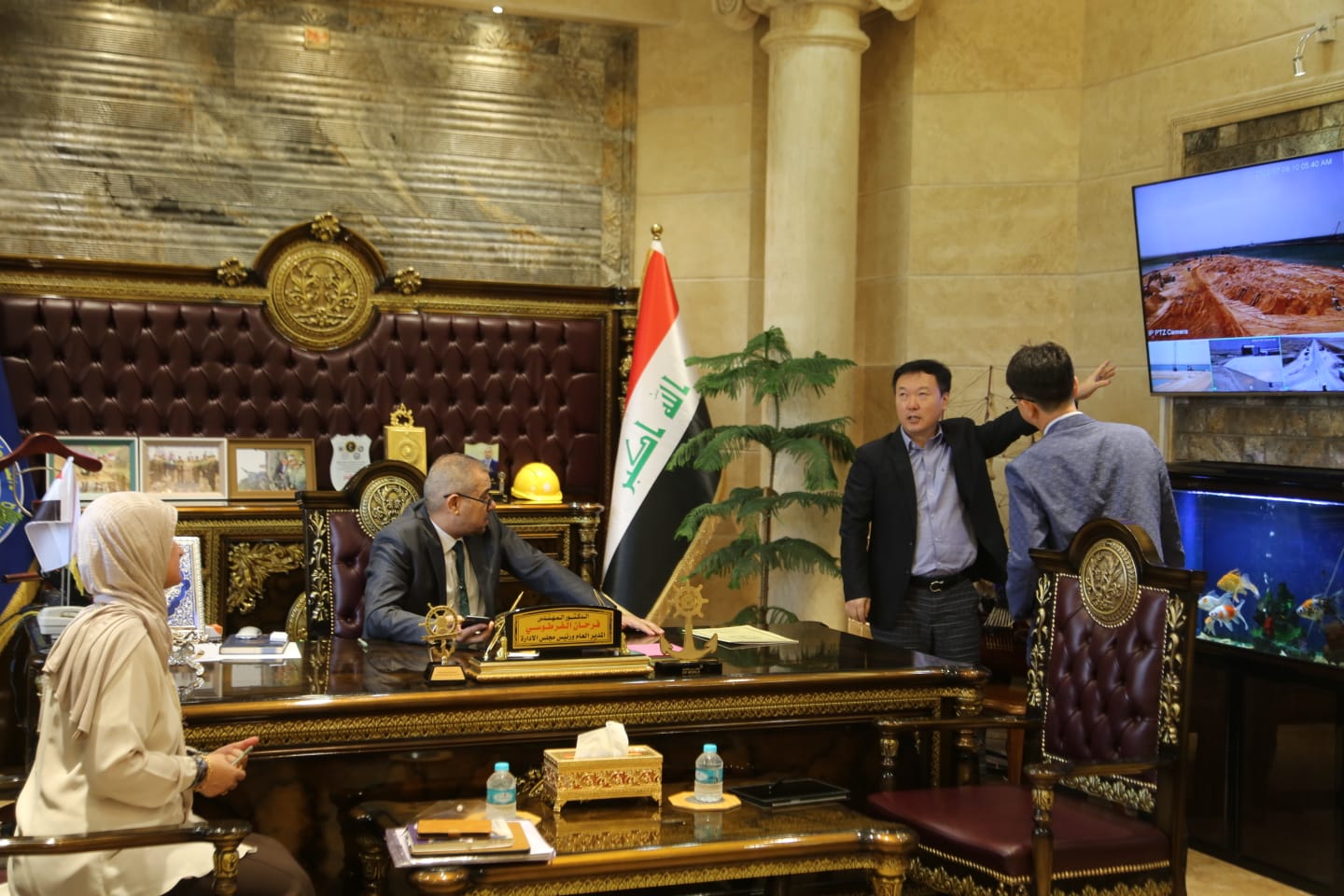 شركة دايو الكورية تكشف عن سير الأعمال في ميناء الفاو الكبير