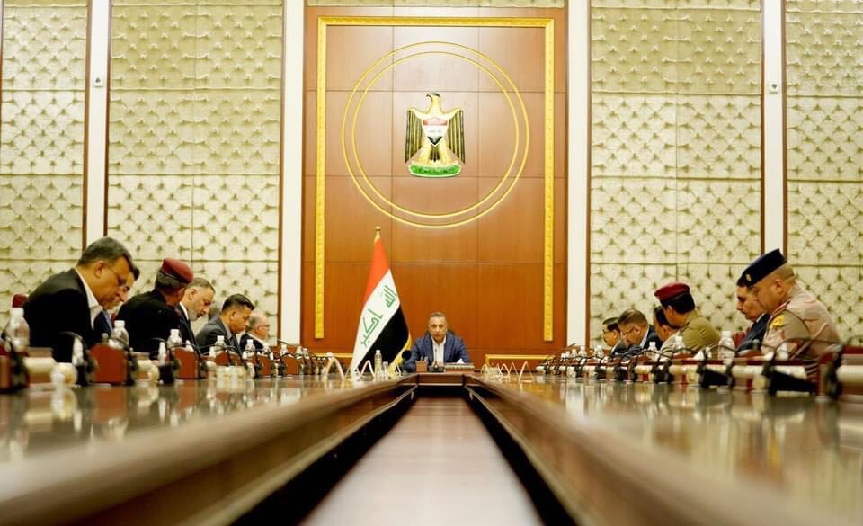 الكاظمي يترأس اجتماعاً أمنياً موسعاً لبحث مجريات اقتحام الخضراء