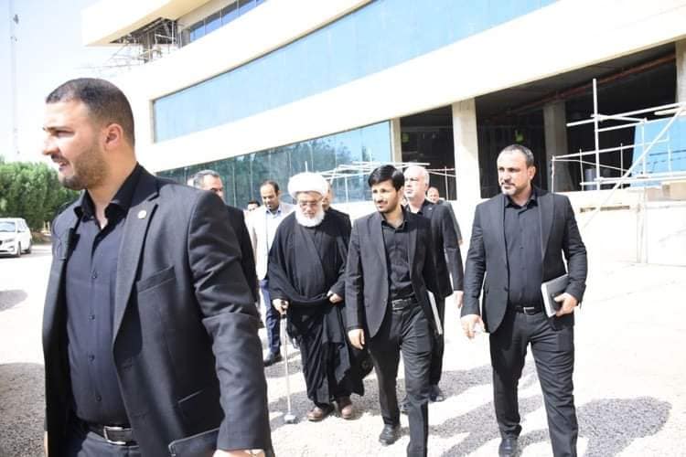 بالصور:ممثل المرجع السيستاني يحث على انجاز أكبر صرح طبي تخصصي عملاق بمواصفات عالمية في وقته المحدد