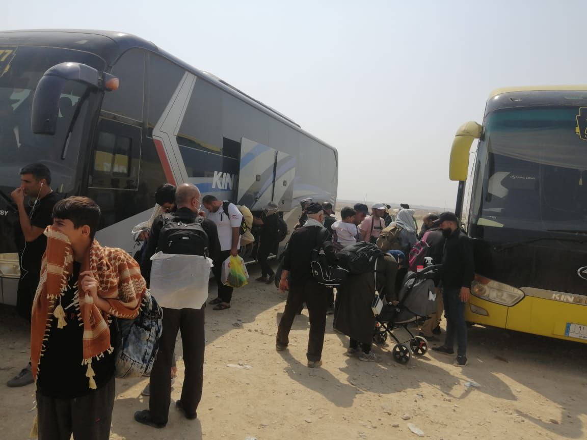فيديو:العتبة الحسينية ترصد 300 مليون دينار و100 عجلة لنقل الزائرين من المنافذ الحدودية الى كربلاء وبالعكس مجانا