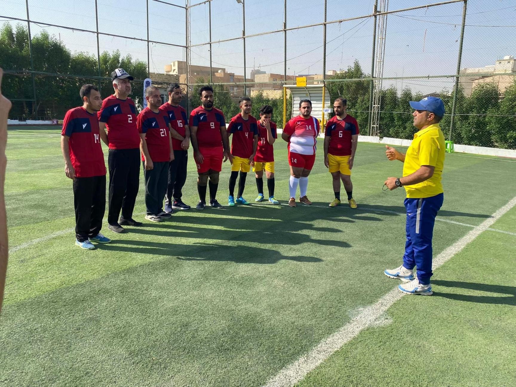 كربلاء:تأسيس أول فريق لكرة القدم للمكفوفين في العراق (صور)