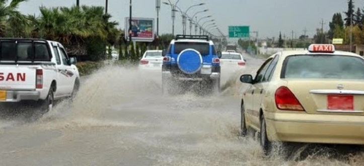 محافظات الفرات الاوسط والشمال تصحو على امطار غزيرة