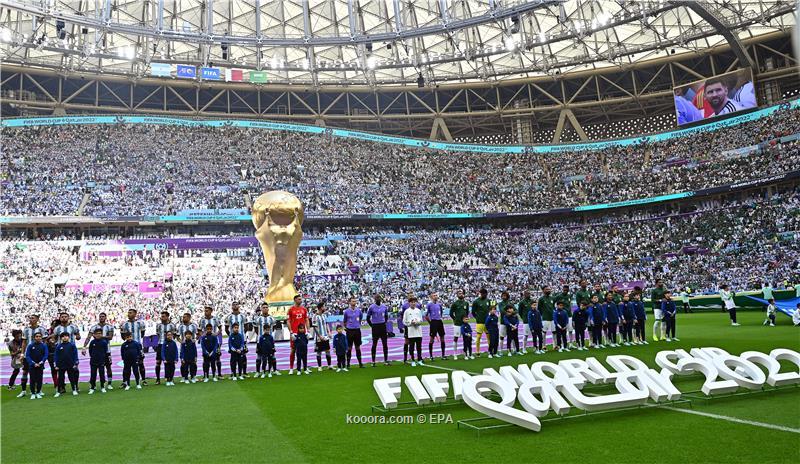 كاس العالم :88 ألف مشجع في موقعة السعودية والأرجنتين
