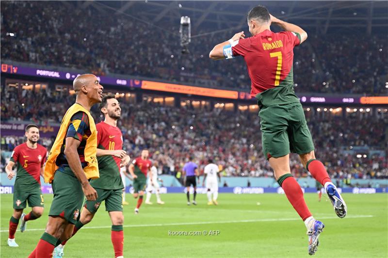 البرتغال تنجو من مفاجآت غانا بثلاثية مثيرة