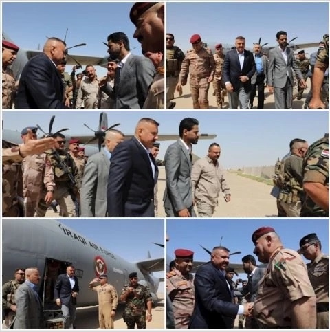 وفد أمني برئاسة وزير الداخلية يصل ذي قار