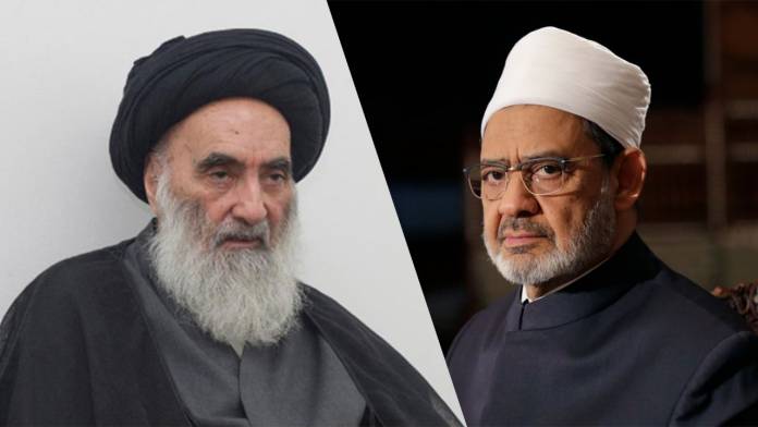 لقاء مرتقب لشيخ الازهر مع المرجع الاعلى السيد السيستاني..وهذا موعده