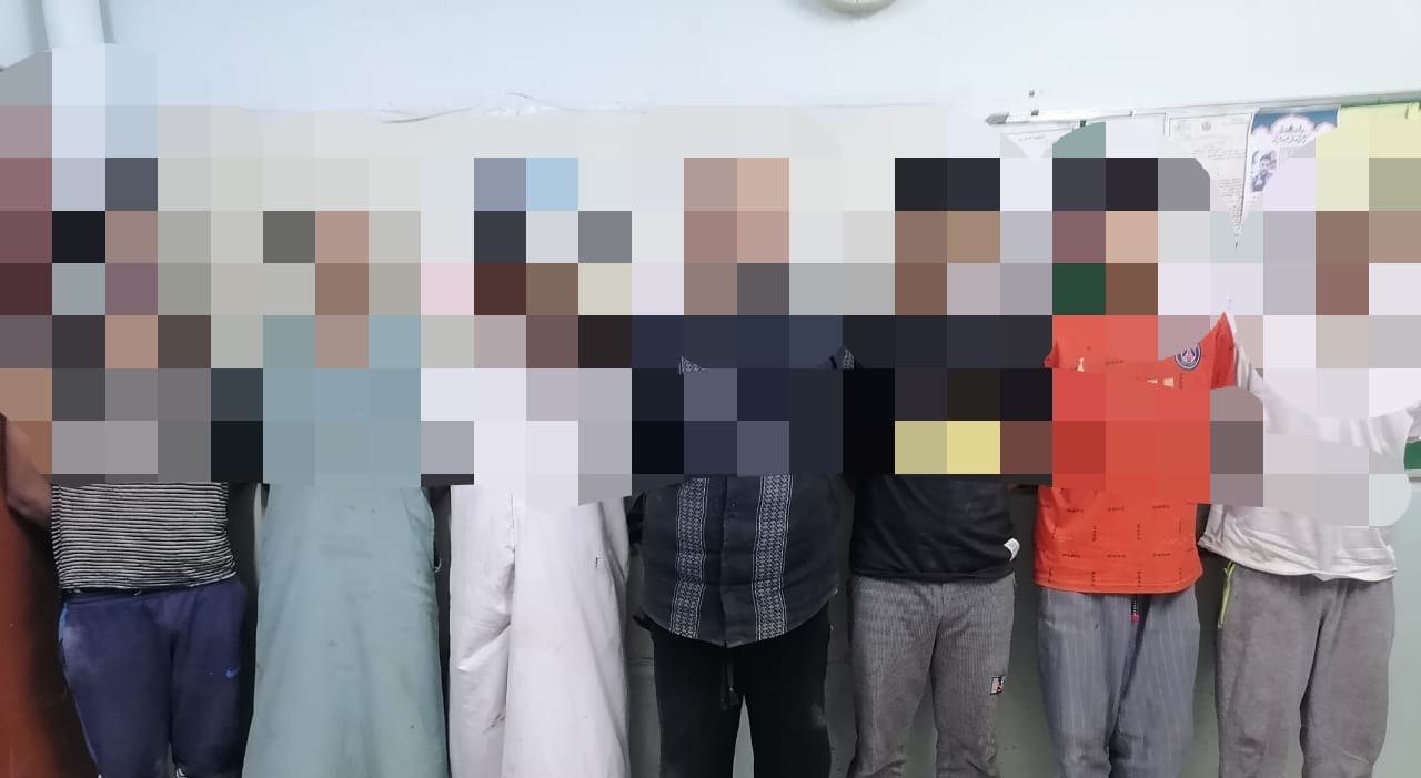 بعد تبادل اطلاق النار معهم القاء القبض على سبعة متهمين في المثنى